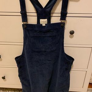 American Eagle Short Corduroy Overall Dress